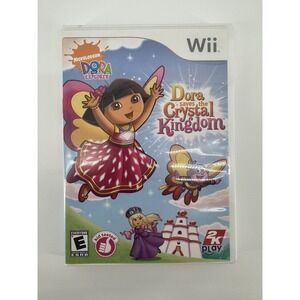 Dora the Explorer: Dora Saves the Crystal Kingdom Nintendo Wii 2K Play W/Manual